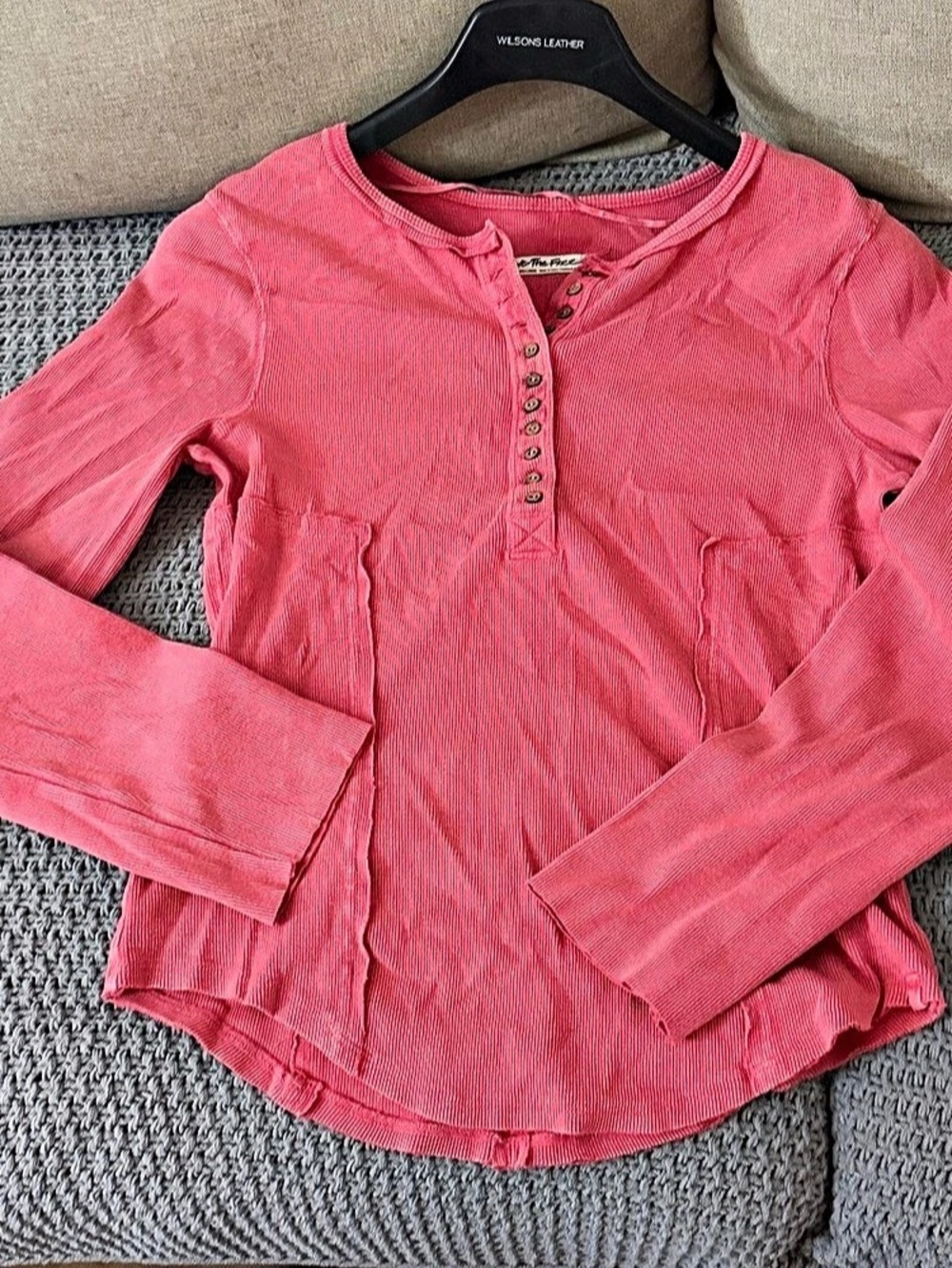 We The Free Pink Henley Tunic Like New size XL